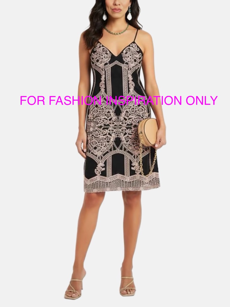 Foxiedox Nwt $212 Lace Embroidered Bodycon Dress Women Small Black/Pink